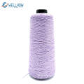 Fil 100% polyester chenille avec fil d&#39;argent